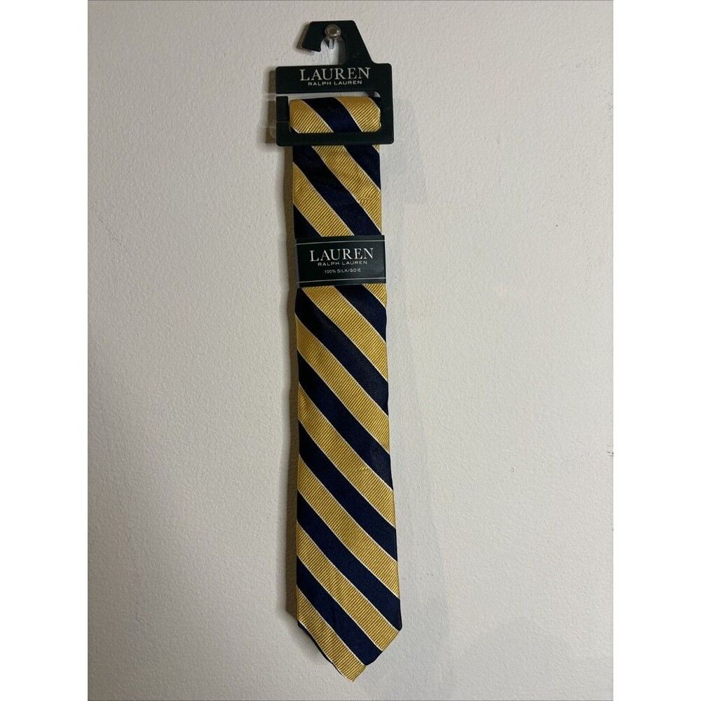 Lauren Ralph Lauren 100% Silk Striped Tie